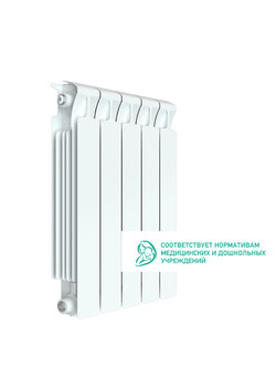 Радиатор отопления  биметаллический с боковым подключением
