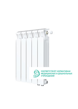 Радиатор отопления  биметаллический с нижним подключением